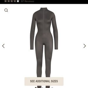 ALL-IN-ONE SHINE MOCK NECK LONG SLEEVE ONESIE